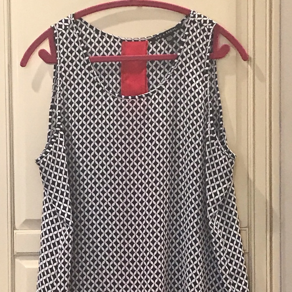 Red, White & Blue Sleeveless Tank, Sz XL